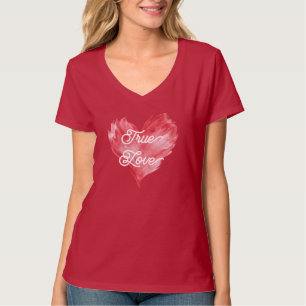 Red Flame Heart Love T-Shirt