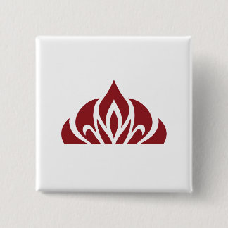 red flame logo on button