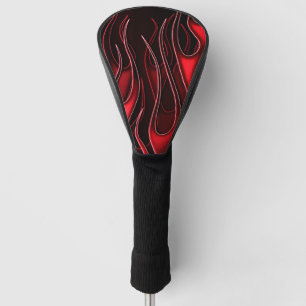 Red Flames Golf Head Cover