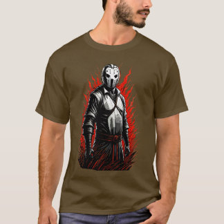 Red Flames Jason T-Shirt