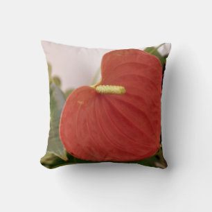 Red Flamingo Flower Cushion