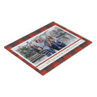 Red Flannel Holiday Photo Card