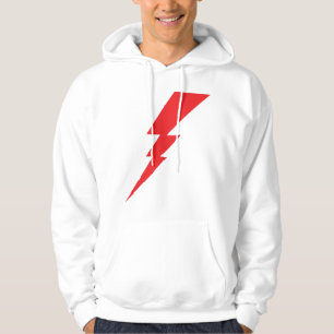 Red Flash Lightning Bolt Hoodie