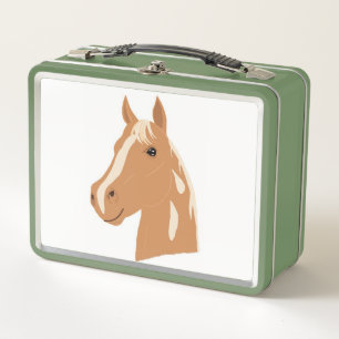 Red Flight the Happy Horse Metal Lunch Box