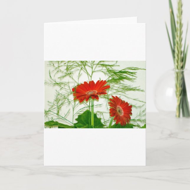 Red Floral Card (Front)