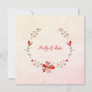 Red Floral Design for a Spring Outdoor Event