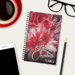 Red Floral Personalised Planner<br><div class="desc">A beautiful red floral design is featured on the front your choice of HARD laminated chipboard or SOFT laminated cover planner. Choose the spiral colour, the size - small 5.5"" x 8.5" or 8.5 x 11" - add your personalisation to the front and you're ready to plan away. Includes monthly...</div>