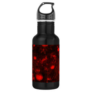 Red flower - 532 ml water bottle