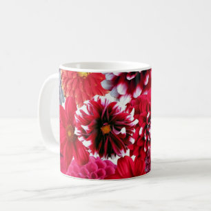 Red Flower Bouquet Coffee Mug
