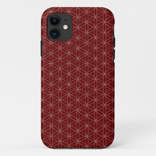 Red Flower of Life iPhone 11 Case
