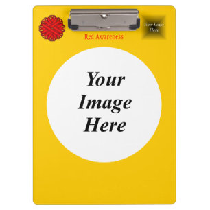 Red Flower Ribbon Template by Kenneth Yoncich Clipboard