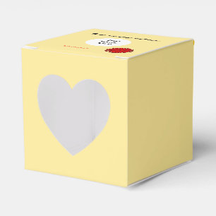 Red Flower Ribbon Template by Kenneth Yoncich Favour Box