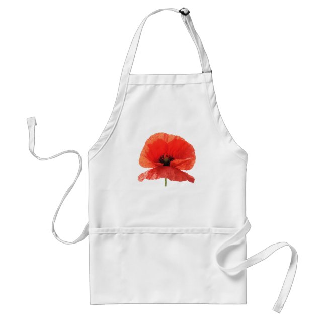 Red Flower Standard Apron (Front)