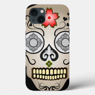 Red Flower Sugar iPhone 13 Case