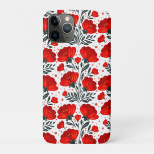 Red flowers Case-Mate iPhone case