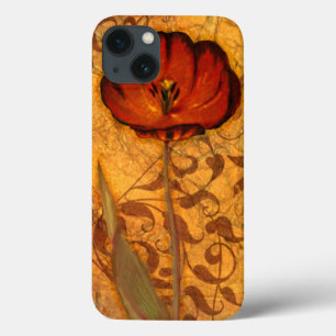 Red Flowers I iPhone 13 Case