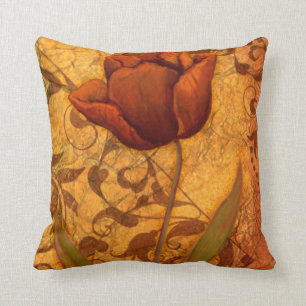 Red Flowers II Cushion