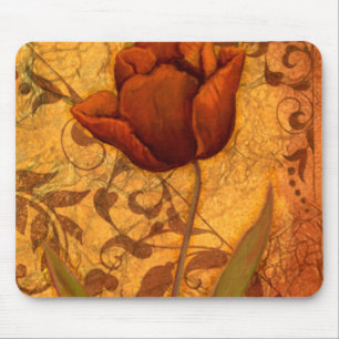 Red Flowers II Mouse Pad