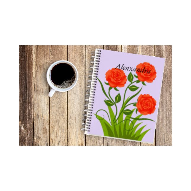 Red flowers  notebook (Creator Uploaded)