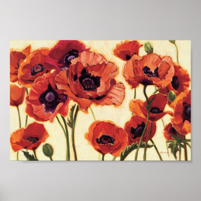 Red Flowers Poster (Front)