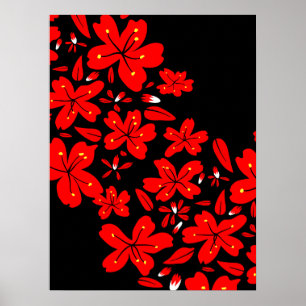 Red Flowers Poster