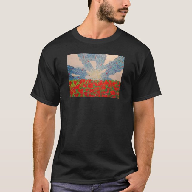 Red Flowers T-Shirt (Front)