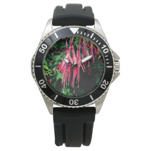 Red flowers watch