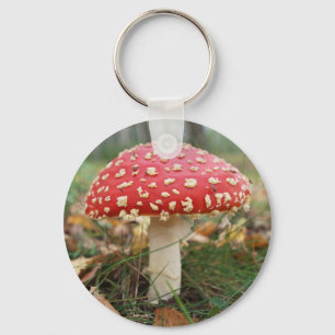 Red Fly Agaric Keychain