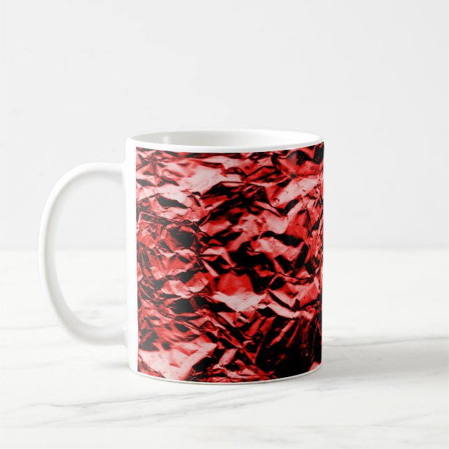 Red Foil #2 Coffee Mug (Left)