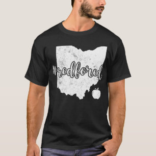 Red For Ed Ohio Teacher Public Education _1 T-Shirt