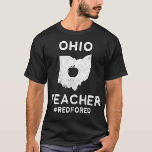 Red For Ed Ohio Teacher Public Education T-Shirt