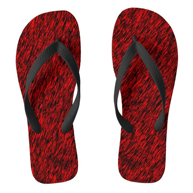 "Red Forest"  Jandals (Footbed)