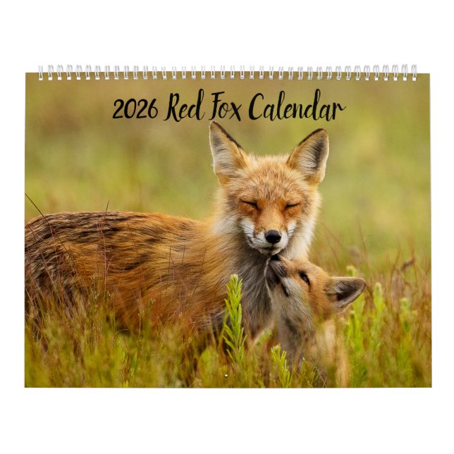 Red Fox 2025 Calendar (Cover)