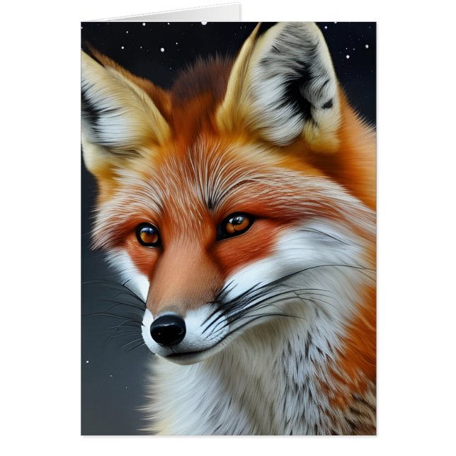 Red Fox All Occasions Greeting Card  (Front)
