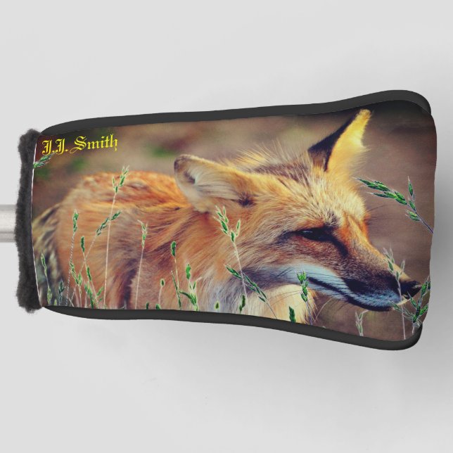 Red Fox Animal  Golf Putter Cover (Front)