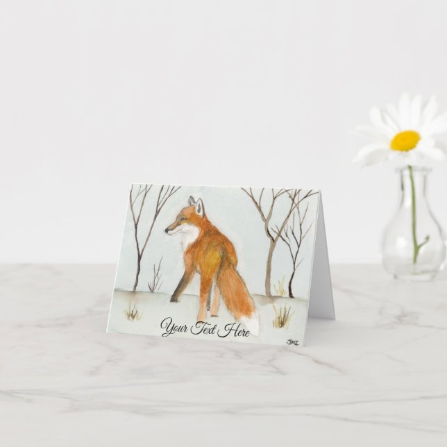 Red Fox Card (Small Plant)