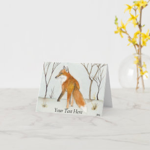 Red Fox Card