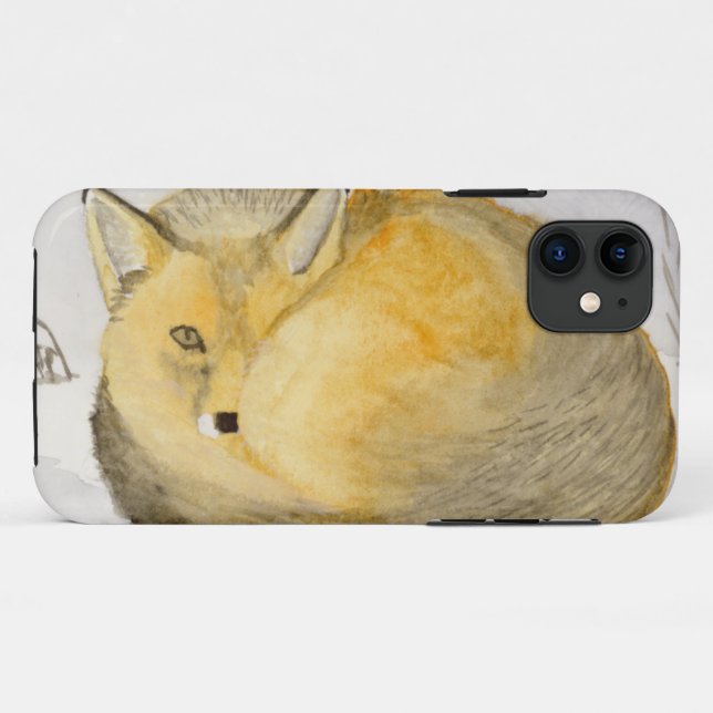 Red Fox Case-Mate iPhone Case (Back (Horizontal))