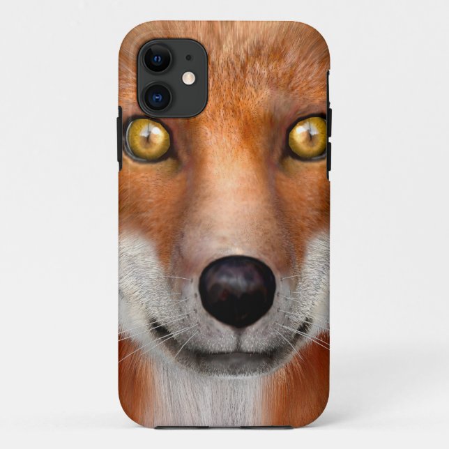 Red Fox Case-Mate iPhone Case (Back)