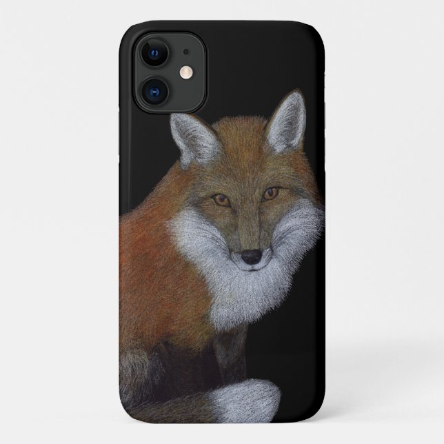 Red Fox Case-Mate iPhone Case (Back)