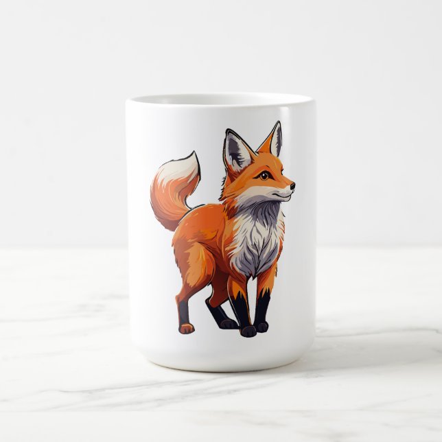 Red fox coffee mug (Center)