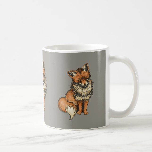 Red Fox Coffee Mug (Right)