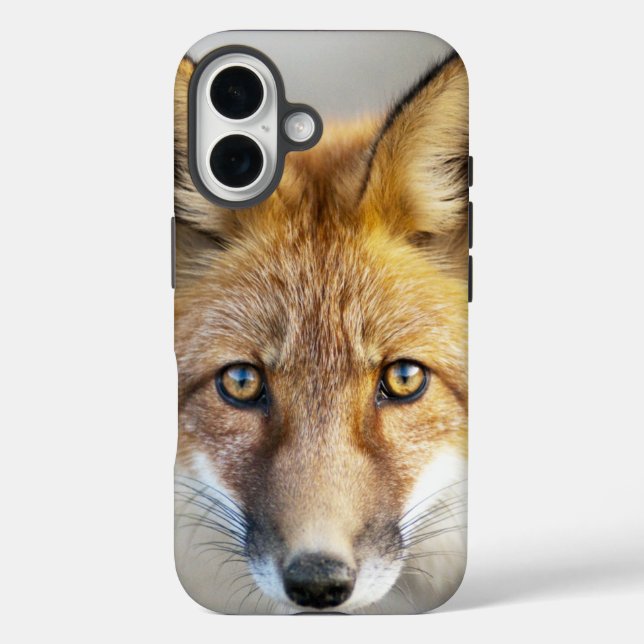 Red Fox Face, Close-up Case-Mate iPhone Case (Back)