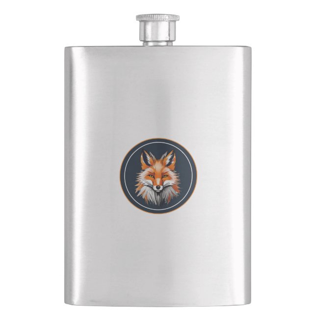 Red Fox Flask (Front)