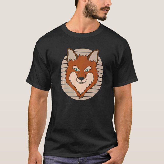 Red Fox Forest Animal Wild Predator With Fox  1 T-Shirt (Front)