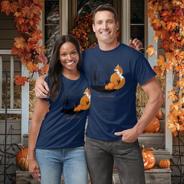Red Fox Forest Pumpkins T-Shirt (Creator Uploaded)