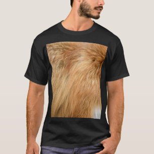 Red Fox Fur Pattern Tile T-Shirt