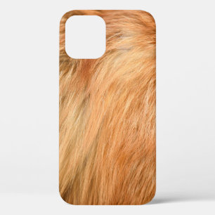 Red fox fur texture iPhone 12 case