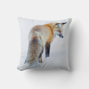 Red Fox in Winter Cushion