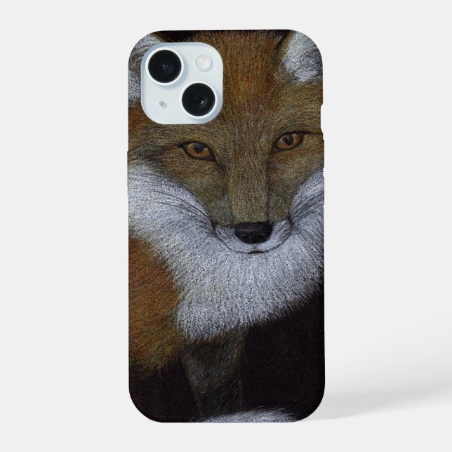 Red Fox iPhone 15 Case (Back)